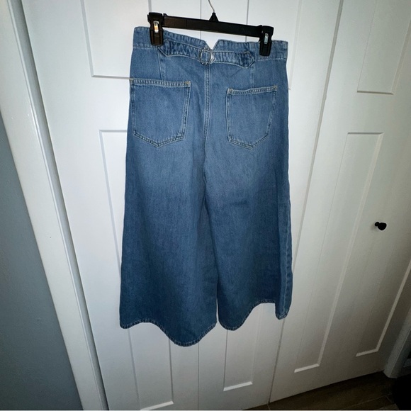 Anthropologie Pilcro A-line Trapeze High Rise Wide Leg Jean - 30 - Picture 4 of 9